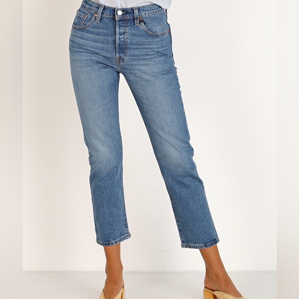 LEVI’S 501 original stretch cropped women’s jeans